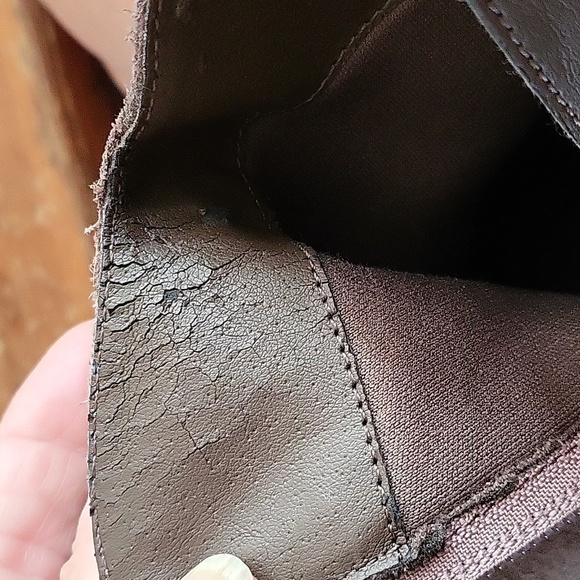 Steve Madden PLOVER Taupe Suede Leather Zippered heeles booties 8 - Picture 8 of 12